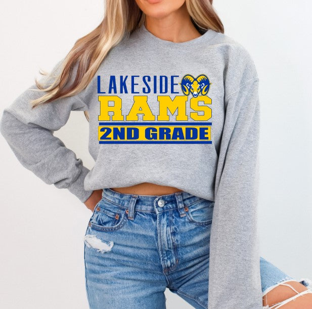 Rams Grade  School Spirit Sublimation or DTF Transfer