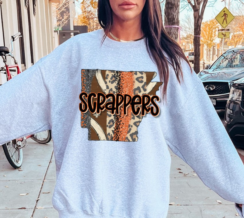 Scrappers School Spirit Sublimation or DTF Transfers