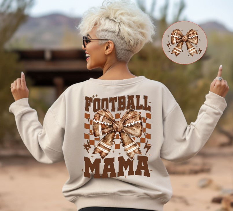 Football Mama with pocket Game Day Sublimation or DTF Transfers