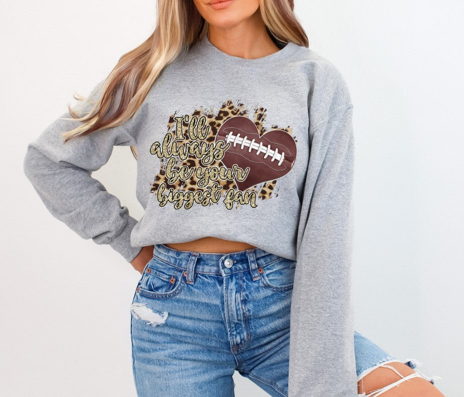 Football My Heart is on the field Sublimation or DTF Transfers