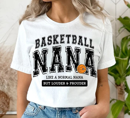 Basketball Nana Sublimation or DTF Transfers