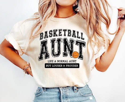 Basketball Aunt Sublimation or DTF Transfers