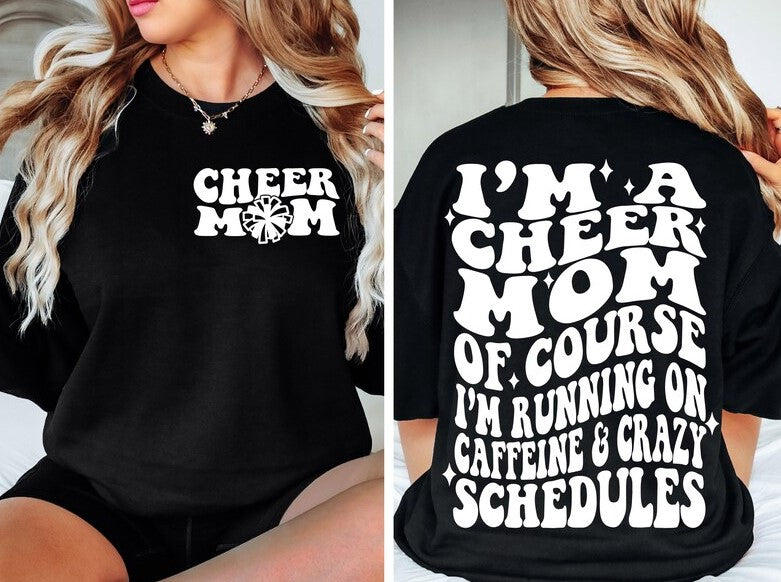 Cheer Mom Sublimation or DTF Transfers