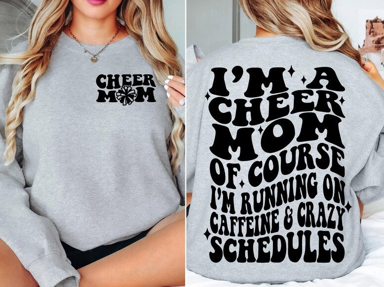 Cheer Mom Sublimation or DTF Transfers