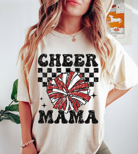 Cheer Mom Sublimation or DTF Transfers