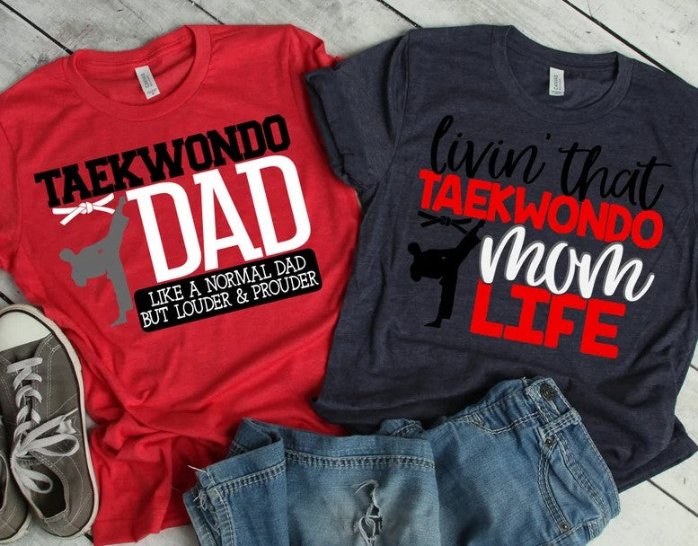 Taekwondo Dad Sublimation or DTF Transfers