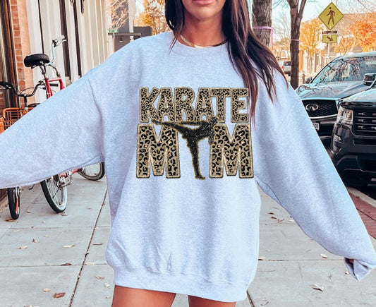 Karate Mom Sublimation or DTF Transfers