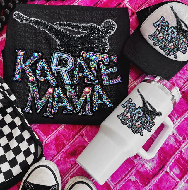 Karate Mama Sublimation or DTF Transfers