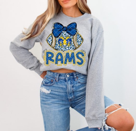 Rams Sublimation or DTF Transfers