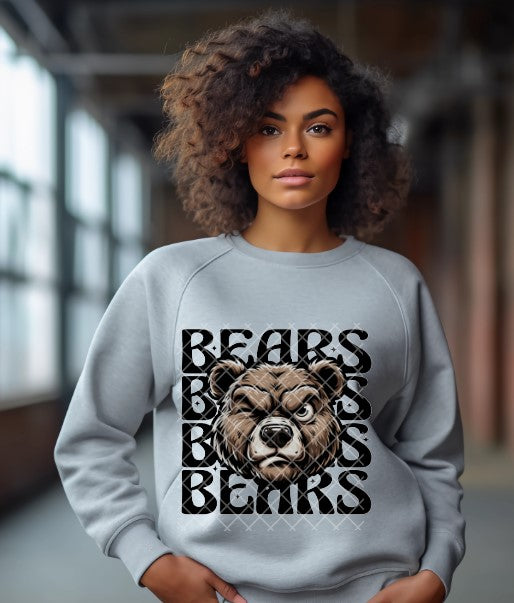 Bears Wink Eye Sublimation or DTF Transfers