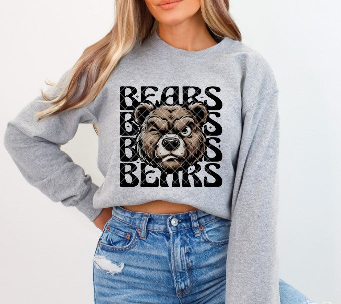 Bears Wink Eye Sublimation or DTF Transfers