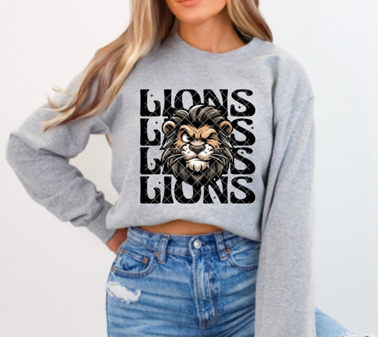 Lions Wink Eye Sublimation or DTF Transfers