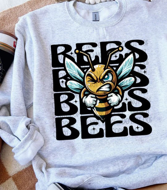 Bees Wink Eye Sublimation or DTF Transfers