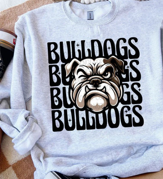 Bulldogs Wink Eye Sublimation or DTF Transfers