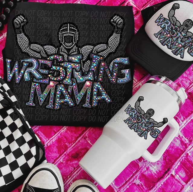 Wresting Mama Sublimation or DTF Transfers