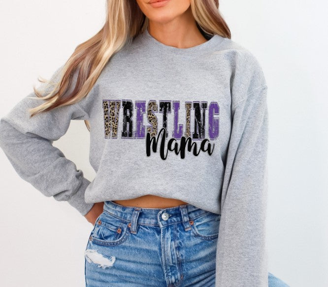 Wresting Mama (Any Color) Sublimation or DTF Transfers