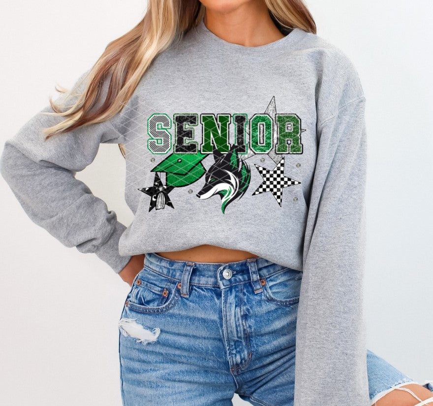 Senior Fox Sublimation or DTF Transfers