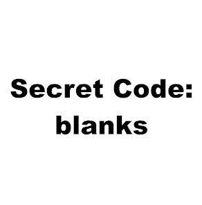 Sublimation Blanks Secret code