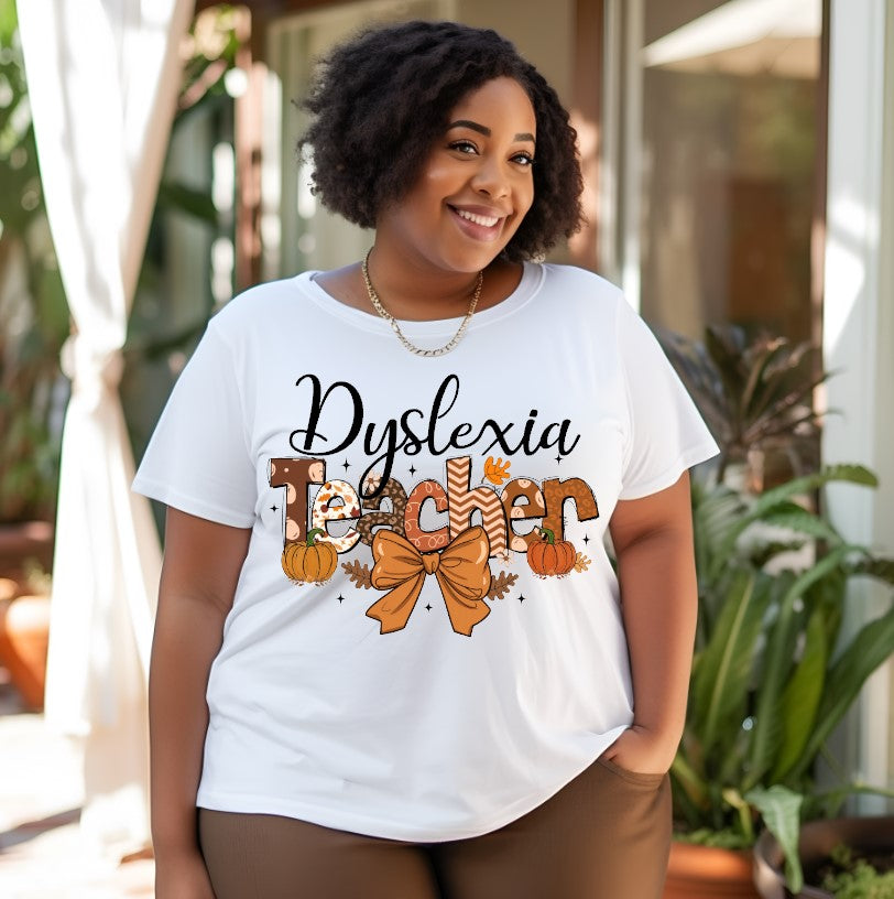 Dyslexia Teacher Sublimation or DTF Transfers