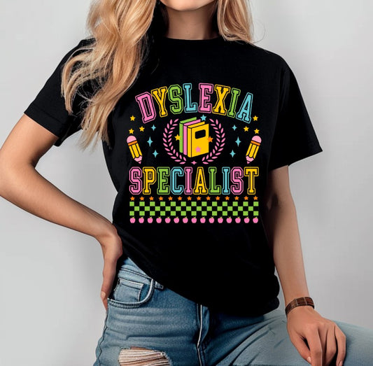 Dyslexia Specialist Sublimation or DTF Transfers