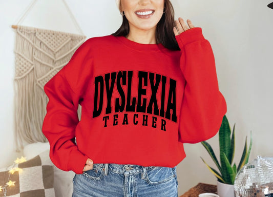 Dyslexia Teacher Sublimation or DTF Transfers