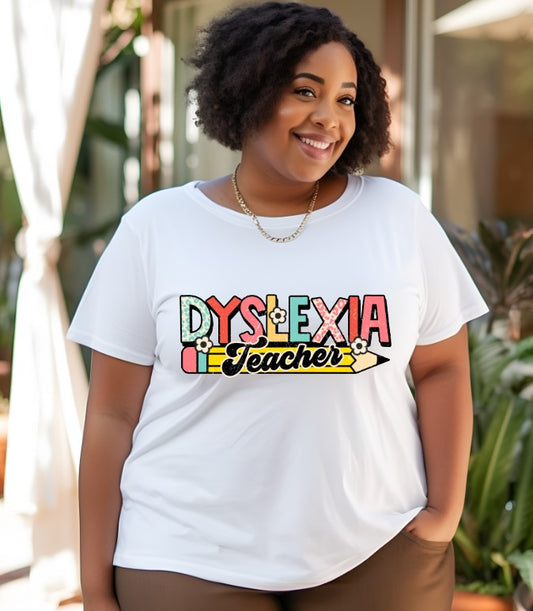 Dyslexia Teacher Sublimation or DTF Transfers