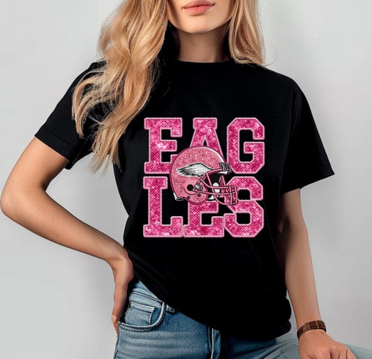 Eagles Breast Cancer Sublimation or DTF Transfers