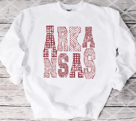 Arkansas Sublimation or DTF Transfers