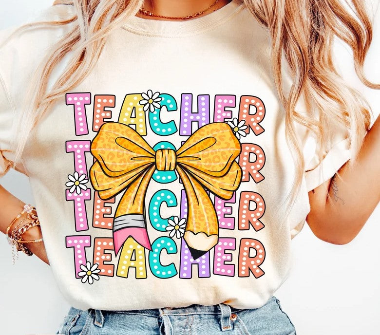 Teacher Sublimation or DTF Transfers