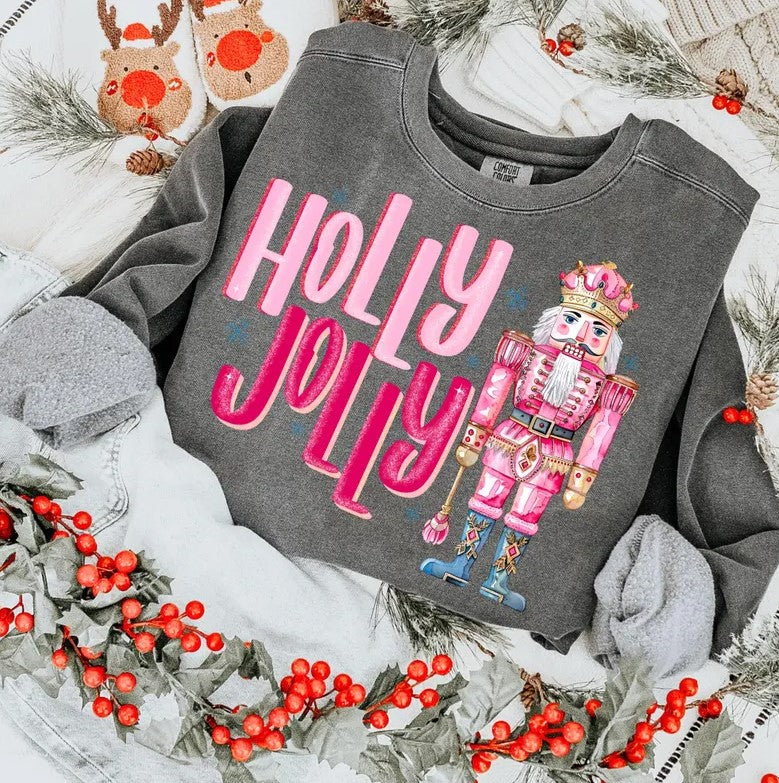 Holly Jolly Nutcracker Sublimation or DTF Transfers