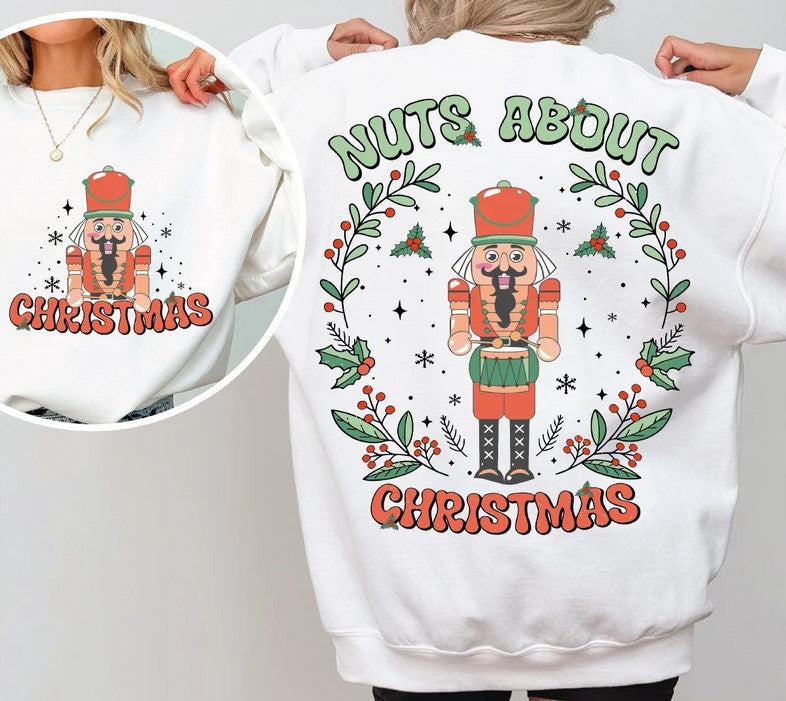 Nuts About Christmas Sublimation or DTF Transfers