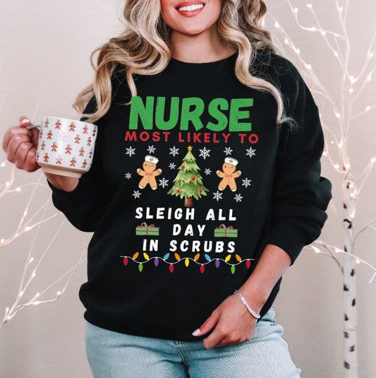 Nurse, Doctor, Custom Most likely to.. Sublimation or DTF Transfers