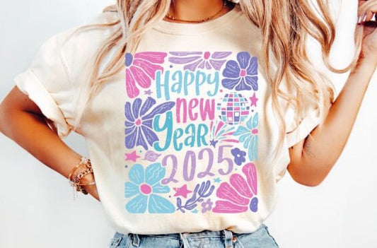 Happy New Year Sublimation or DTF Transfers