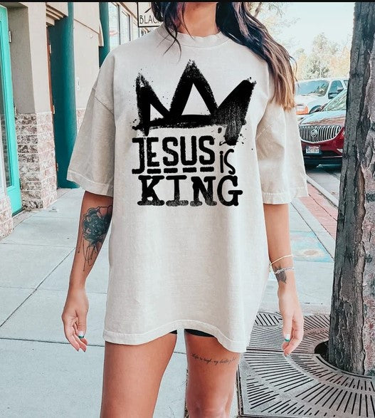 Jesus is King Sublimation or DTF Transfers