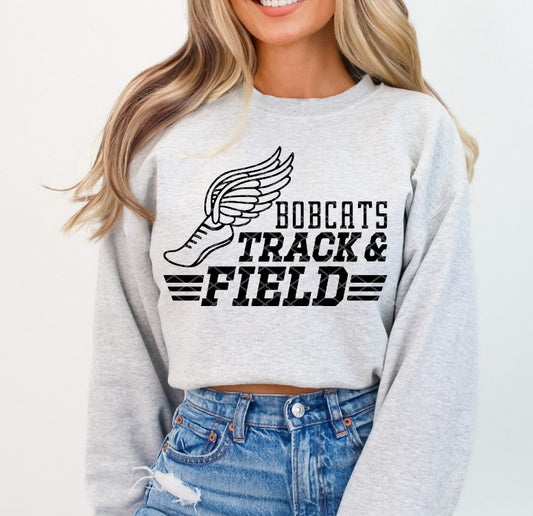 Custom Track School Spirit Sublimation or DTF Transfer