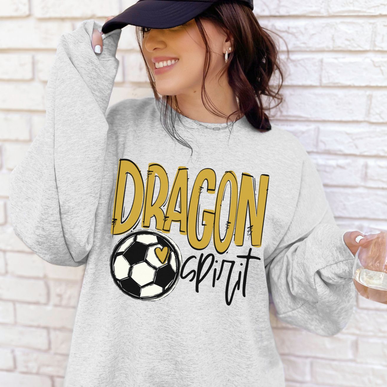 Dragons Custom Sport School Spirit Sublimation or DTF Transfer