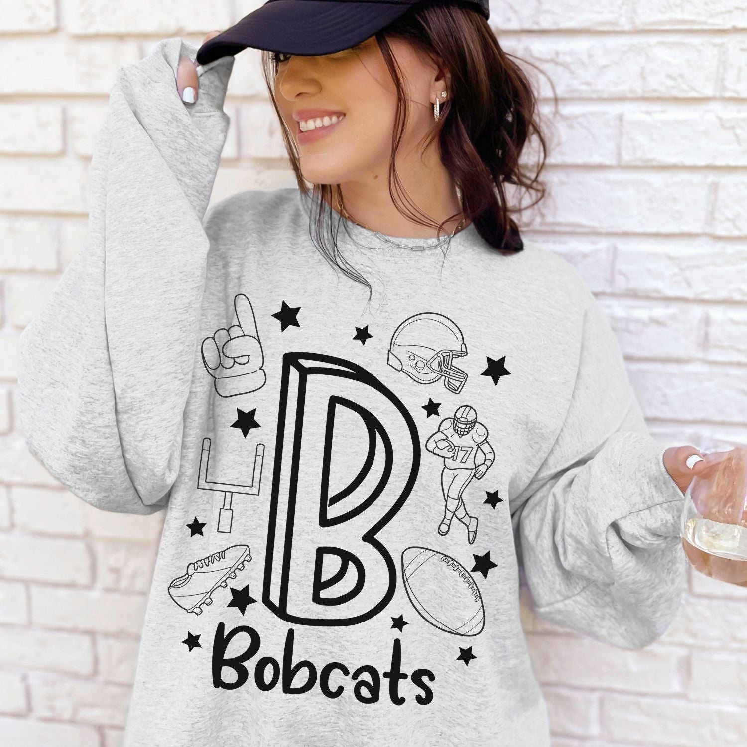 Bobcat School Spirit Sublimation or DTF Transfer