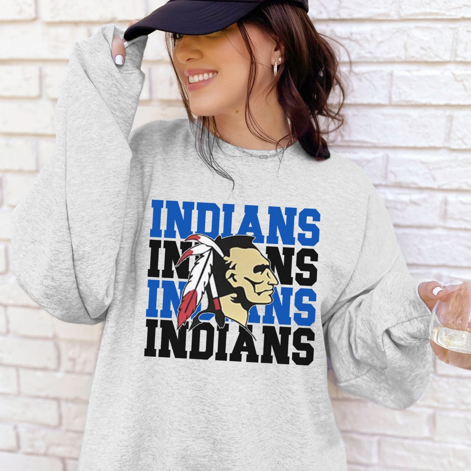 Indians School Spirit Sublimation or DTF Transfer