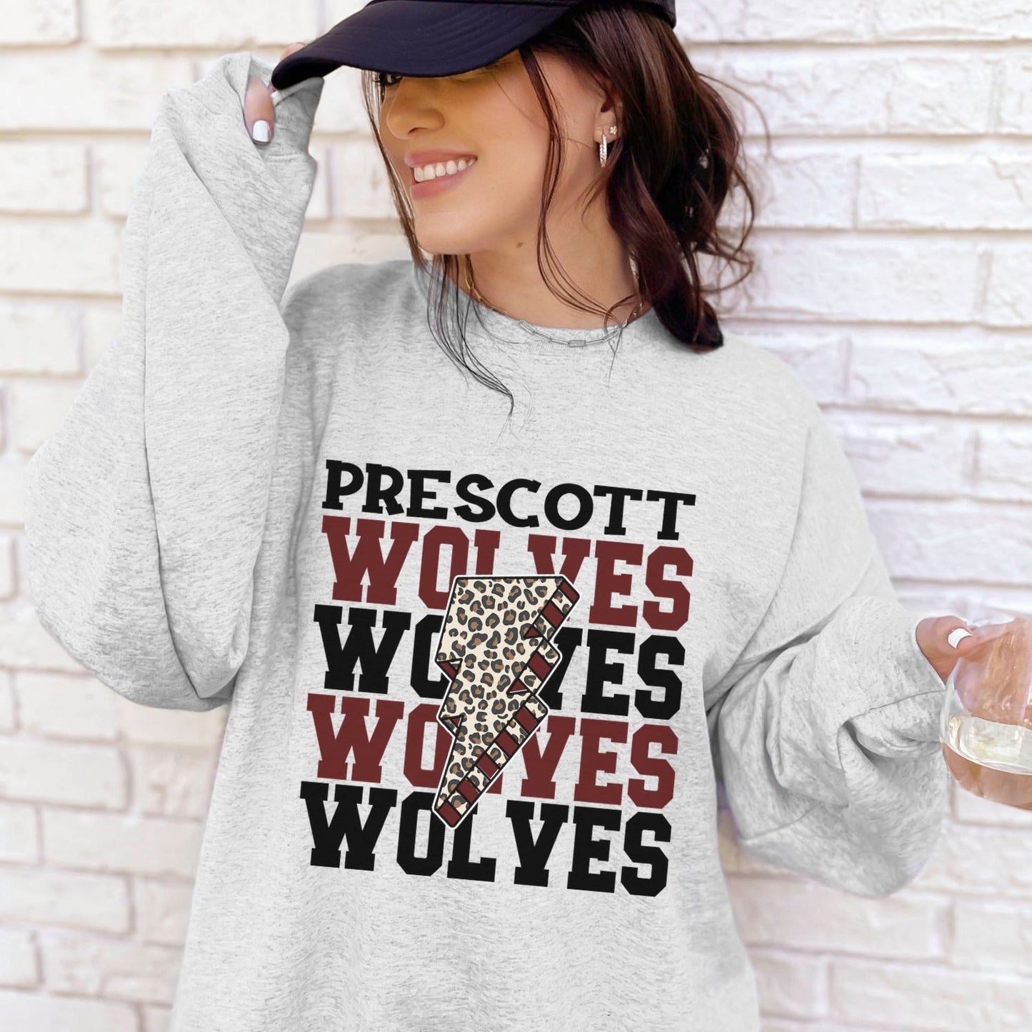 Prescott Wolves School Spirit Sublimation or DTF Transfer