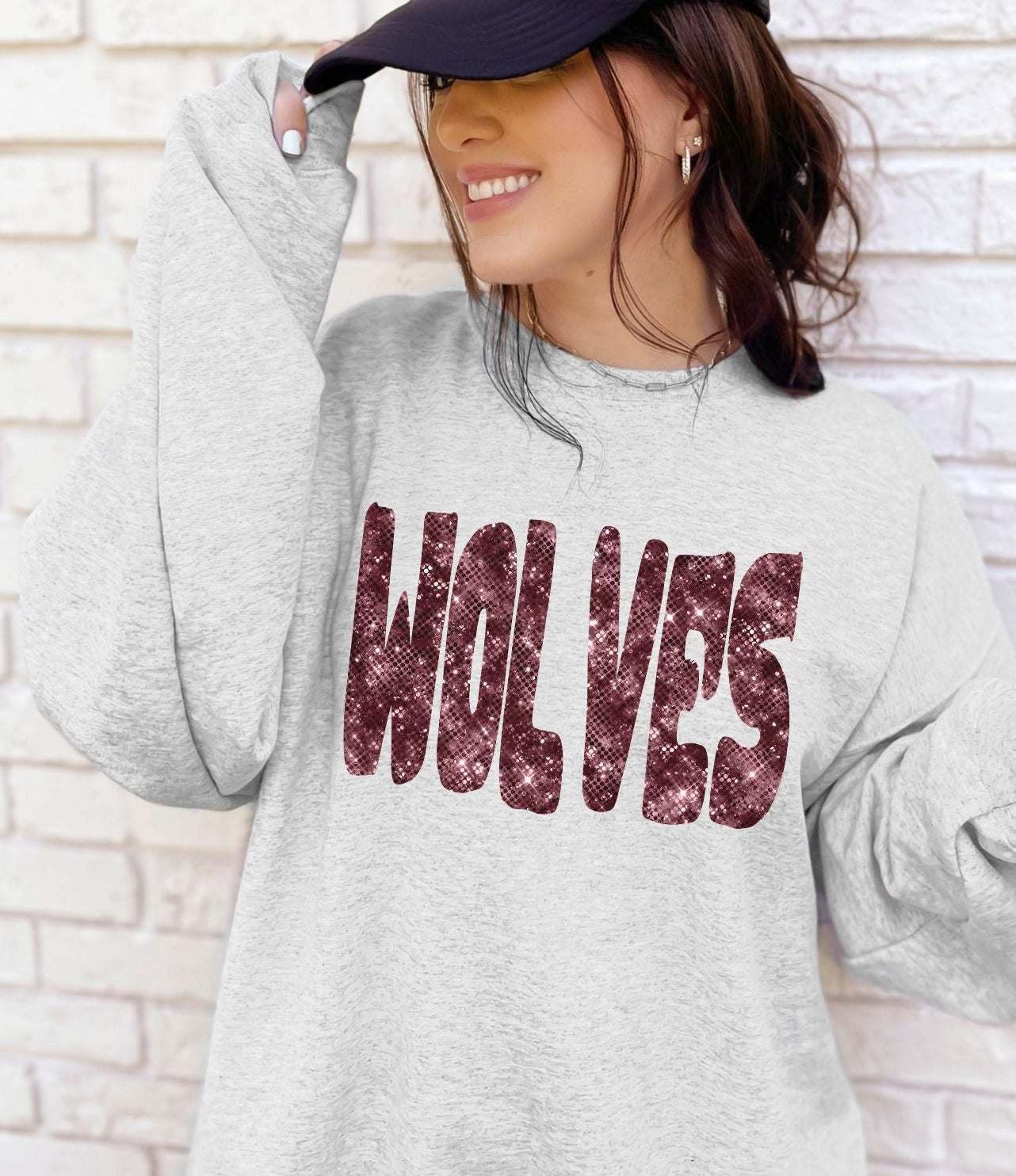 Wolves School Spirit Sublimation or DTF Transfer