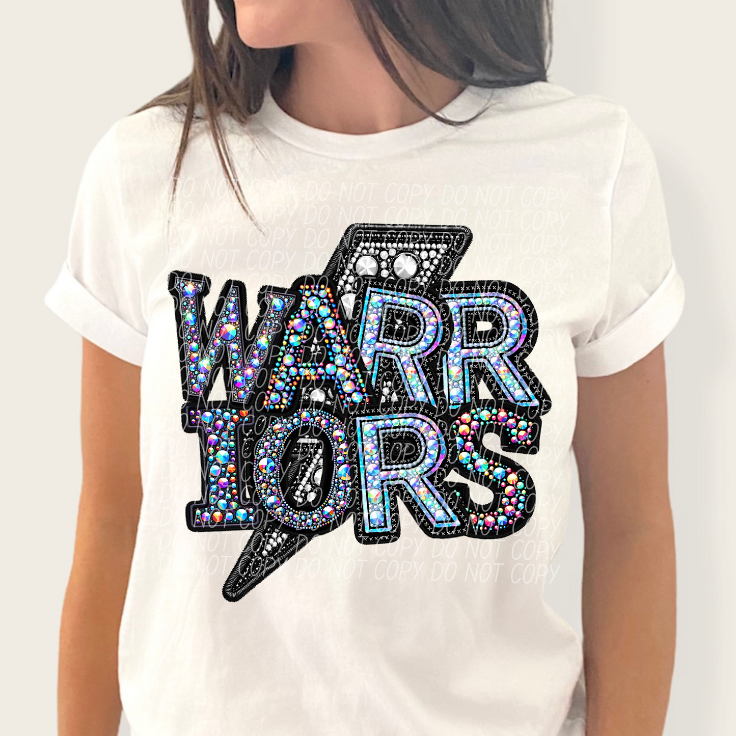 Warriors School Spirit Sublimation or DTF Transfer