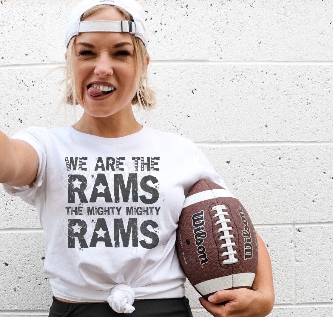 We are Rams School Spirit Sublimation or DTF Transfer – SS Vinyl ...