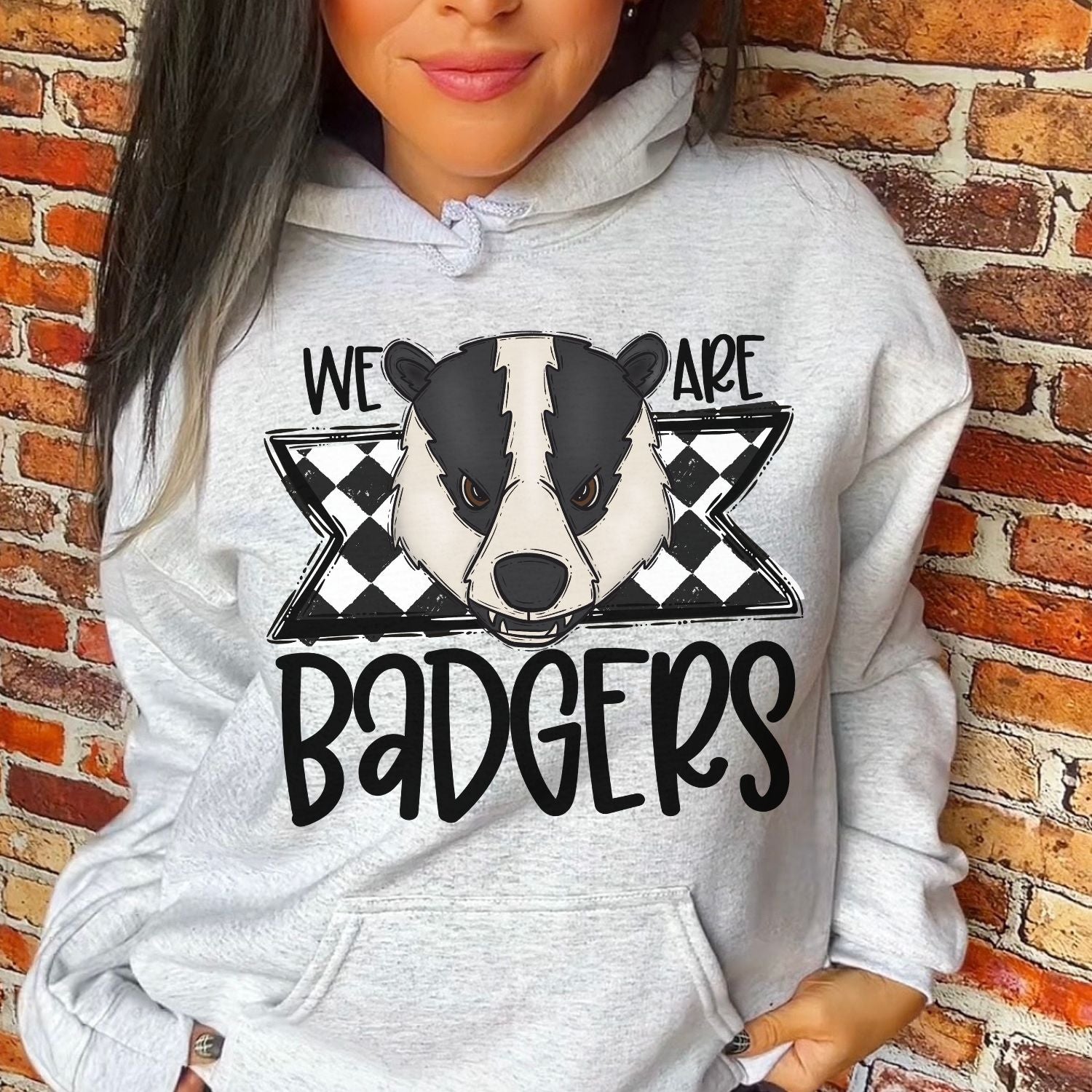 We are Badgers School Spirit Sublimation or DTF Transfer