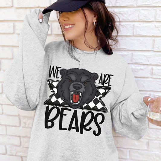 Bear School Spirit Sublimation or DTF Transfer