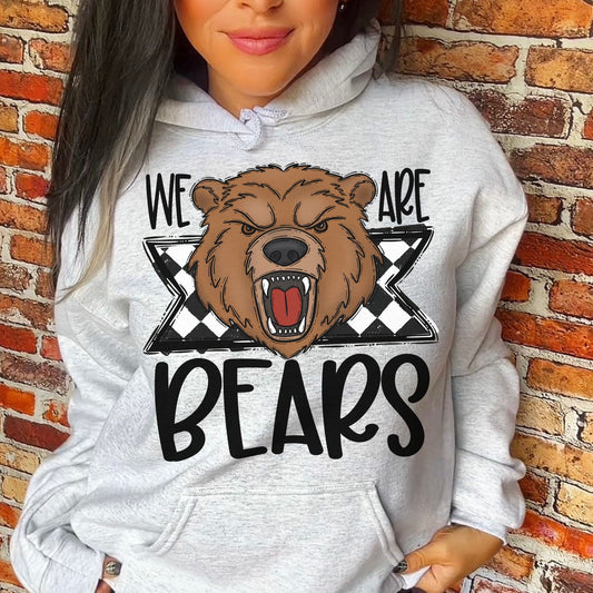 Bear School Spirit Sublimation or DTF Transfer