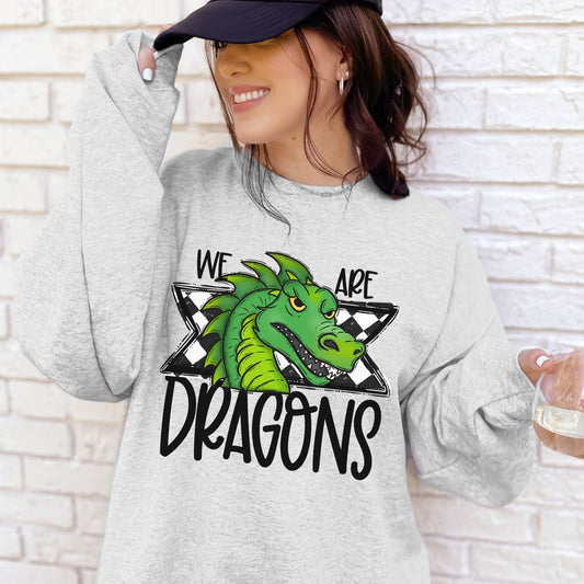 Dragons School Spirit Sublimation or DTF Transfer