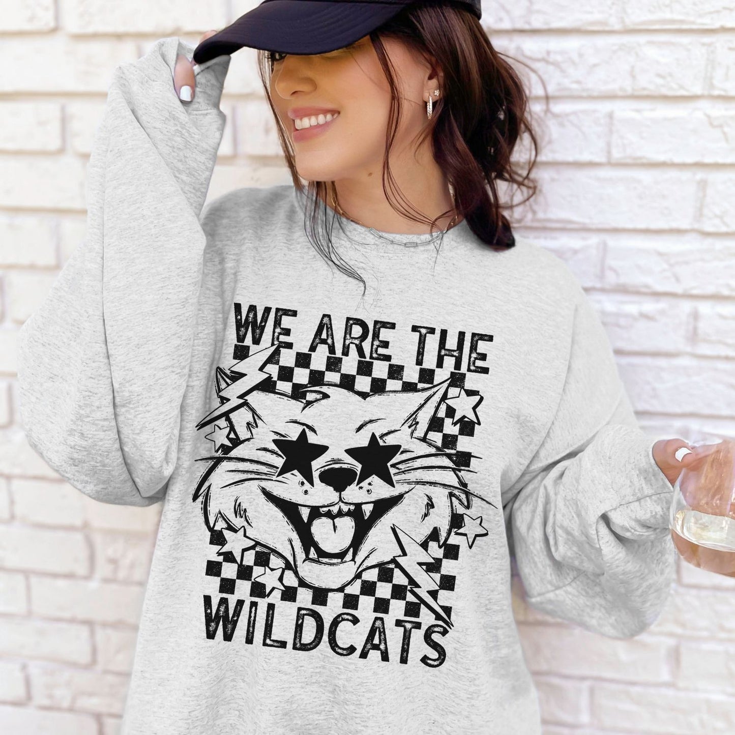 Wildcats School Spirit Custom Color Sublimation or DTF Transfer