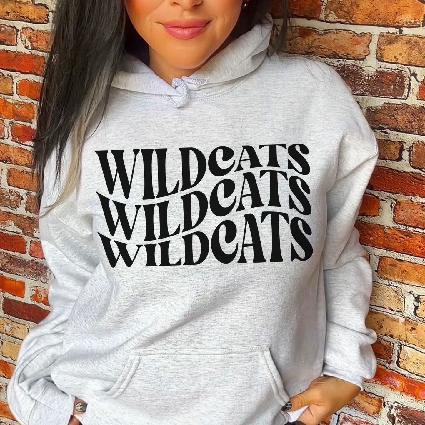 Wildcats Stacked School Spirit Sublimation or DTF Transfer