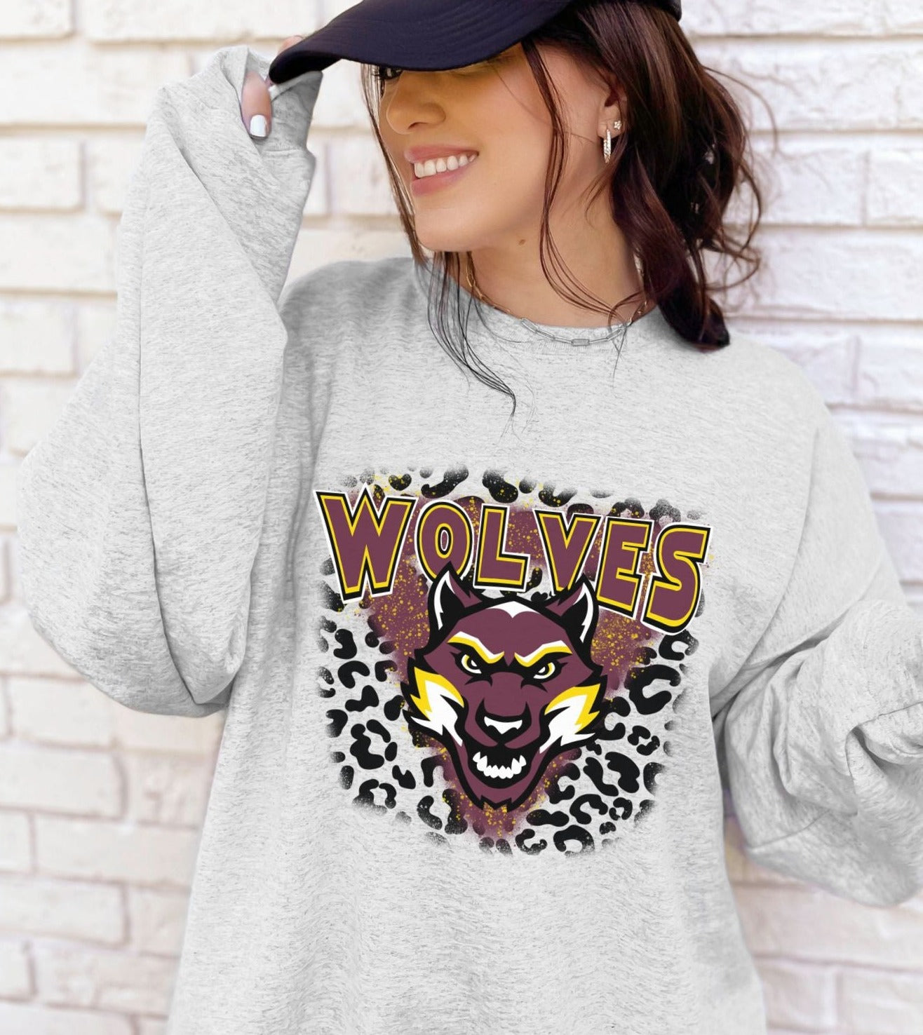 Wolves School Spirit Sublimation or DTF Transfer