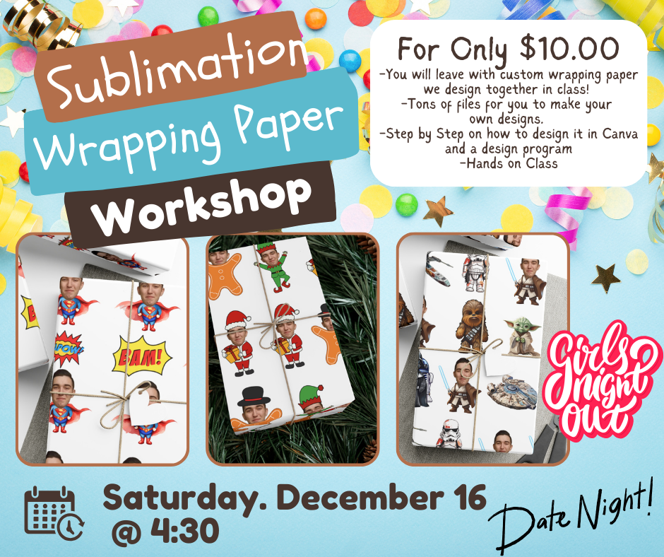 Sublimation Wrapping Paper Class